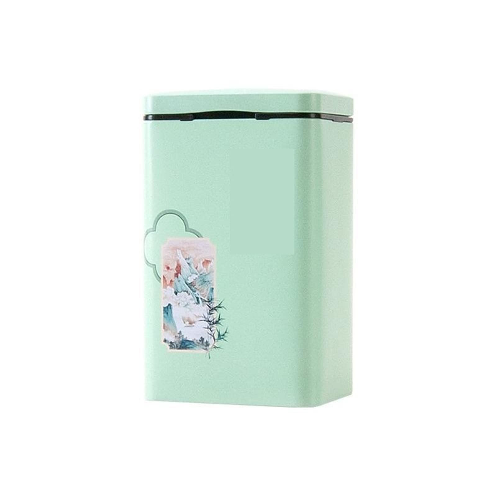 JINGYAN Tea Storage Jars Tea Storage Container Tin Jar for Coffee Dropship