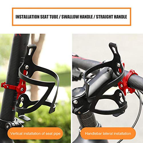 AZURAOKEY ボトル ケージ アダプター、アルミ MTB バイク ウ