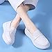 Touchmosees Nurse Shoes Orthopedic Diabetic Walking Sneakers Lightweight Comfort for All-Day Wear Loafers White 202 36