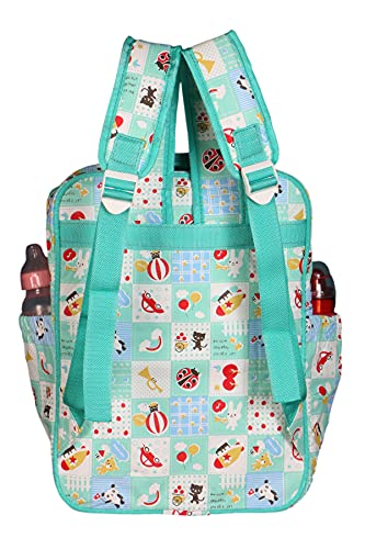 Image of Diaper Bag /Mother Backpack for Travel (Green)
