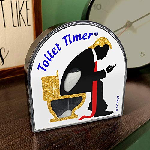 Katamco Toilet Timer (Presidential, Donald Trump), Funny Gifts For Men, Husband, Dad, Fathers Day, Birthday, Christmas Stocking Stuffer #TOP1