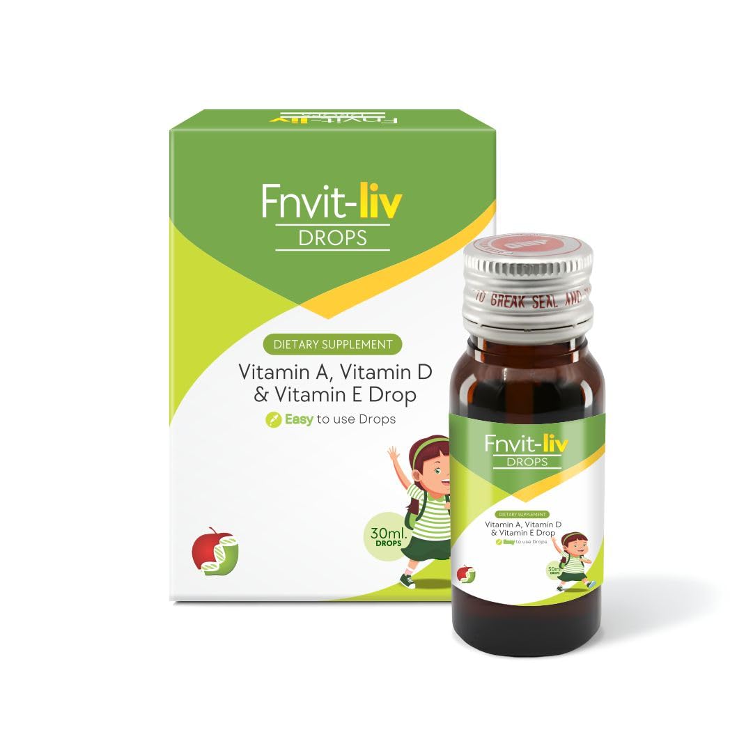 Fnvit Liv Vitamin A, D, E Drop Pack of 3-30ml each-picture-35