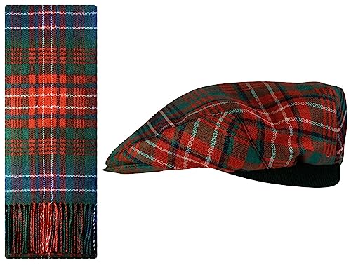 Foulard et Casquette en Laine Wilson Tartan pour Vos Sorties et Balades d'Hiver