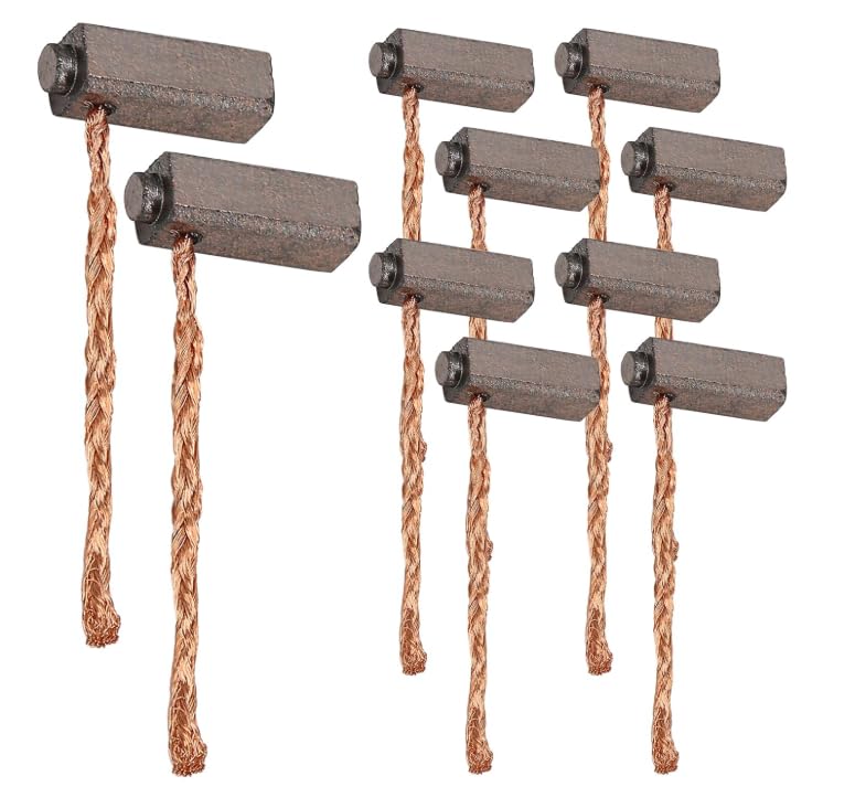 10PCS Carbon DC Motor Brushes Fit for Generic Electric Wire Generator Replacement Set 5 x 6 x 14mm-picture-13