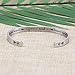 JoycuFF Gifts for Women Inspirational Jewelry Engraved Mantra Cuff Friend Encouragement Bangle Kind Heart Fierce Mind Brave Spirit Bracelet (Kind Heart Fierce Mind Brave Spirit)