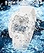 Imagen de TICKEEN Mujeres Relojes para Mujeres Reloj Rectangulares únicos Digitales Analógicos Deportivos Relojes con Alarma Cronómetro Resistentes al Agua 12