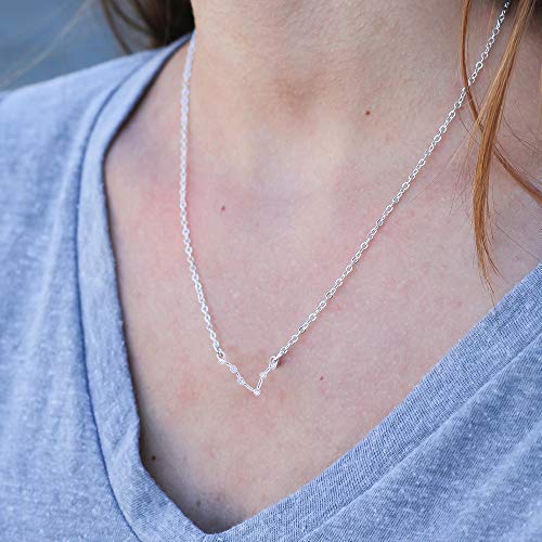 choice of all 2pcs Silver Zodiac Necklace Constellation Horoscope Astrology Necklace Horoscope Zodiac Sign Pendant Necklace Birthday Gifts2
