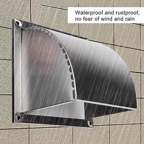 Grille de ventilation extérieure en acier inoxydable robuste pour façade et mur de maison - 3