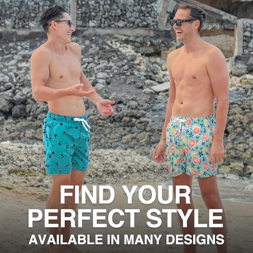 Image of Kanu Surf Men's Big Viper Extended Size Stripe Swim Trunk