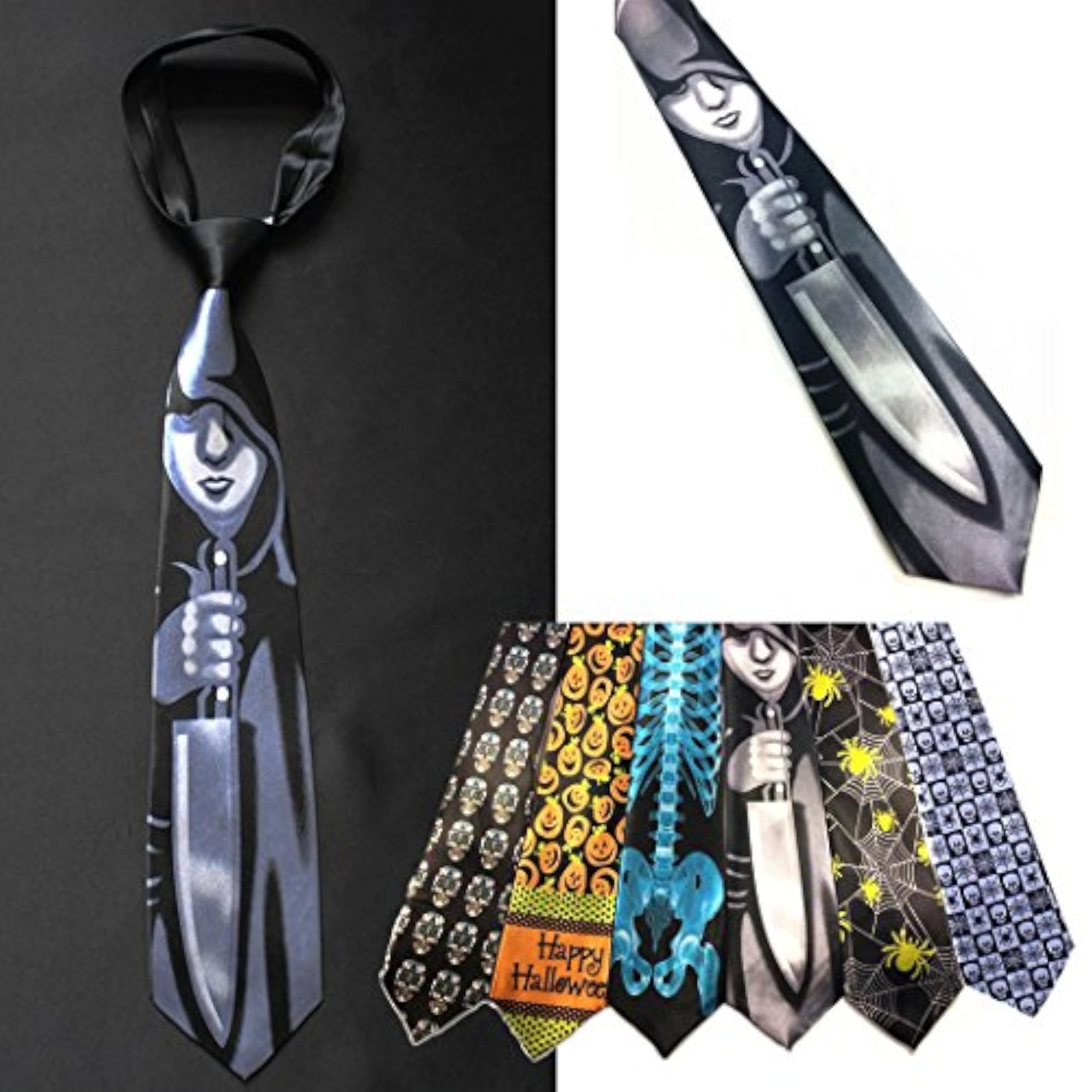 Unisex Digital Printing Casual Self Tie Holiday Tie for Parties