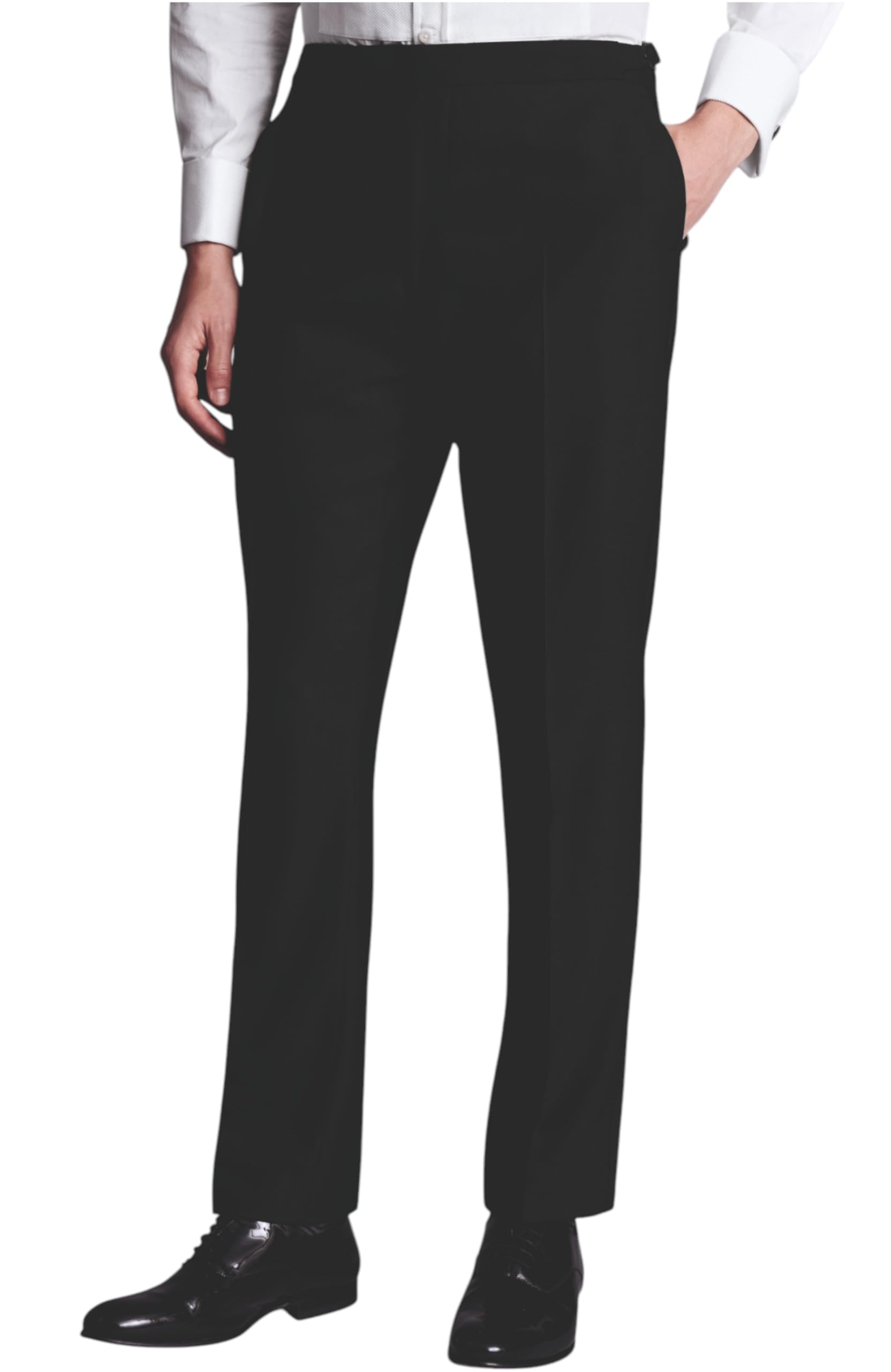 Charles Tyrwhitt Tuxedo Pants for Men - Slim Fit Dinner Suit Trousers Mens Tuxedo Pants in Super 120s