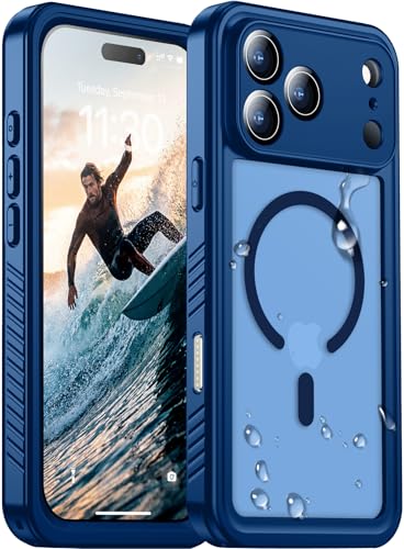 Funda iPhone 17 Pro Max impermeable bajo el agua para fotografía en playa y piscina