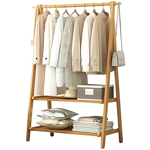 Porte-manteau autoportant pour ranger les vêtements de la chambre avec support de chaussures