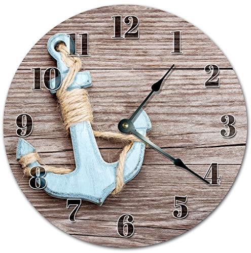 Reloj de pared analógico metal 10.5 pulgadas