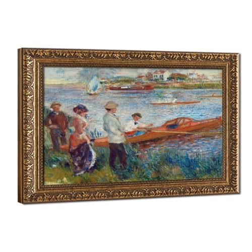 Impression sur toile Oarsmen at Chatou Renoir pour sublimer la décoration du salon