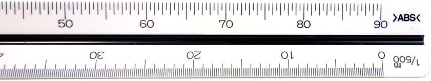 TZ-1562 triangular scale plastic core 15cm (japan import) : Office Products