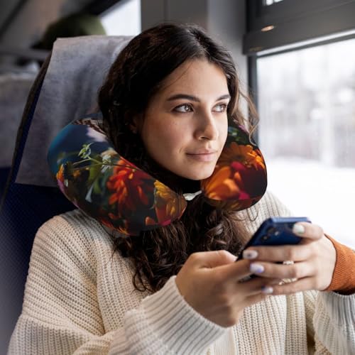 Almohada de viaje de fibra de poliéster tamaño único miniatura 6