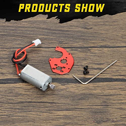 Arcadora Rc Motor Ii 050 51T Brushed Motor With Metal Mount For 1/24 Rc Crawler Upgrade Parts Axial Scx24 Axi00002 Axi00001 Axi90081 Axi00004 #TOP6