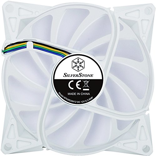 SilverStone SST-FM93 Ventola Da 92mm Con Controller Regolabile – Alta Pressione Aria, Bianca, Per PC E HTPC