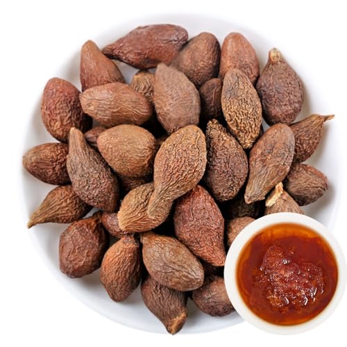 100% Dried Malva Nut, Sterculia Lychnophora 125g/4.4oz Enorme mar seco, Pang Mar Seco té, té de garganta relajada, té de hierbas medicinales chinas 胖大海