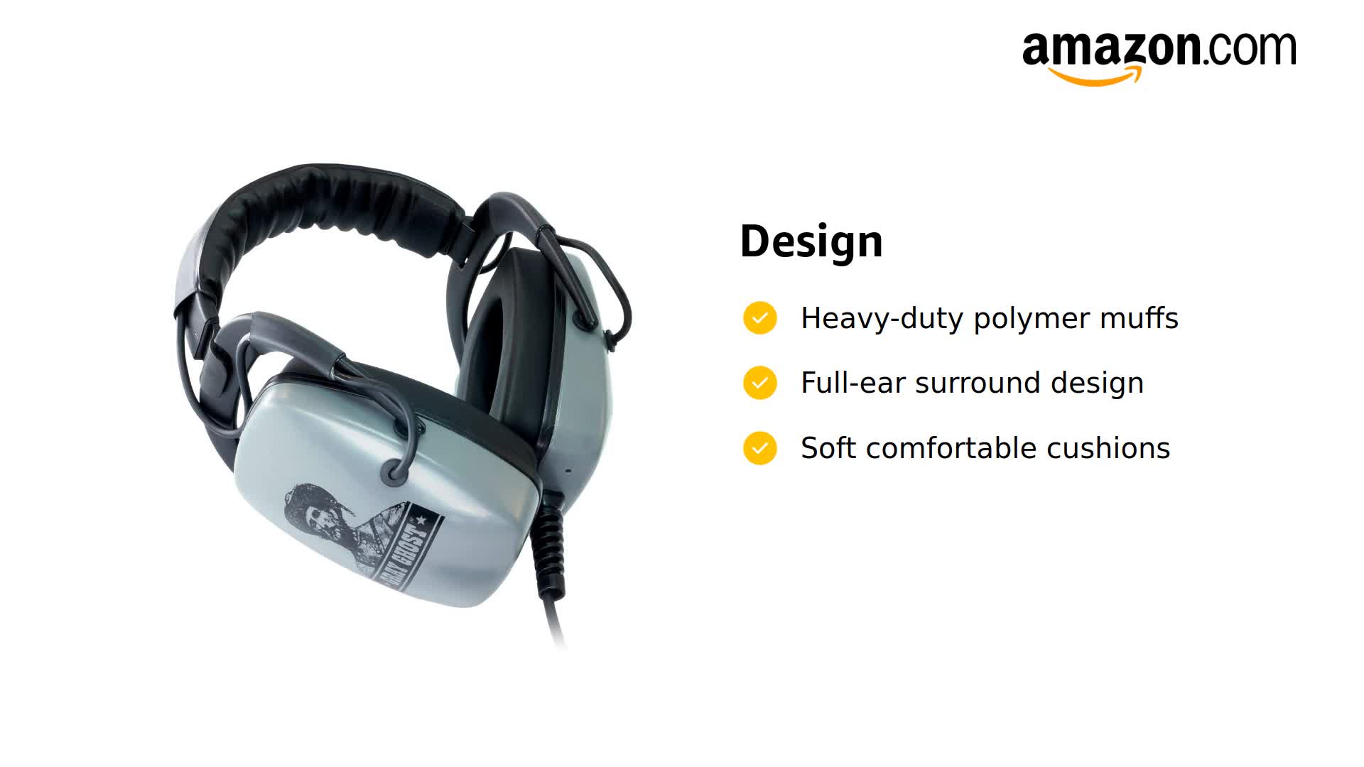 Amazon.com: Gray Ghost Amphibian Underwater Headphones (for