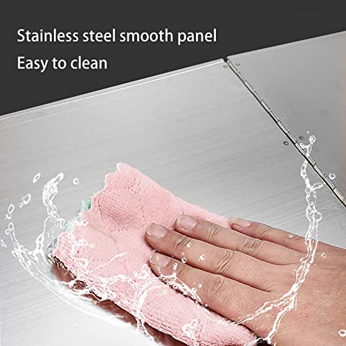 Protector antisalpicaduras de aceite en acero inoxidable plegable para cocina 5