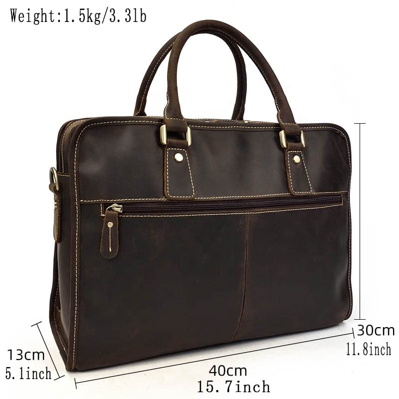Mens Leather Tote Bags, Shoulder Bags, 15 Vintage Laptop Bags, Briefcases Business Bags Document Cases3