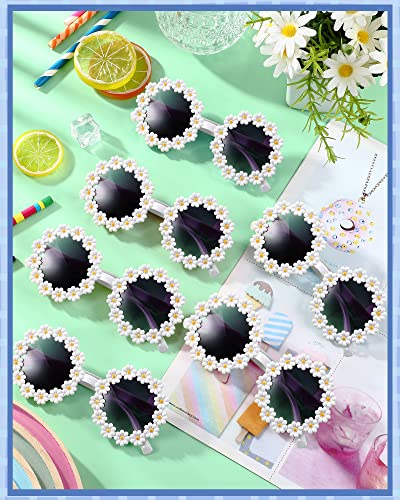 Sumind 24 Pairs Kids Daisy Sunglasses Flower Round Sunglasses for Toddler Child Beach Glasses Cute Eyewear Party Favor4