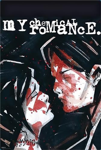 BUY ART FOR LESS Officially Licensed My Chemical Romance - Three Cheers Art Poster - 24 x 36 Inch - Decorative Print - Poster Paper - Ready to Frame