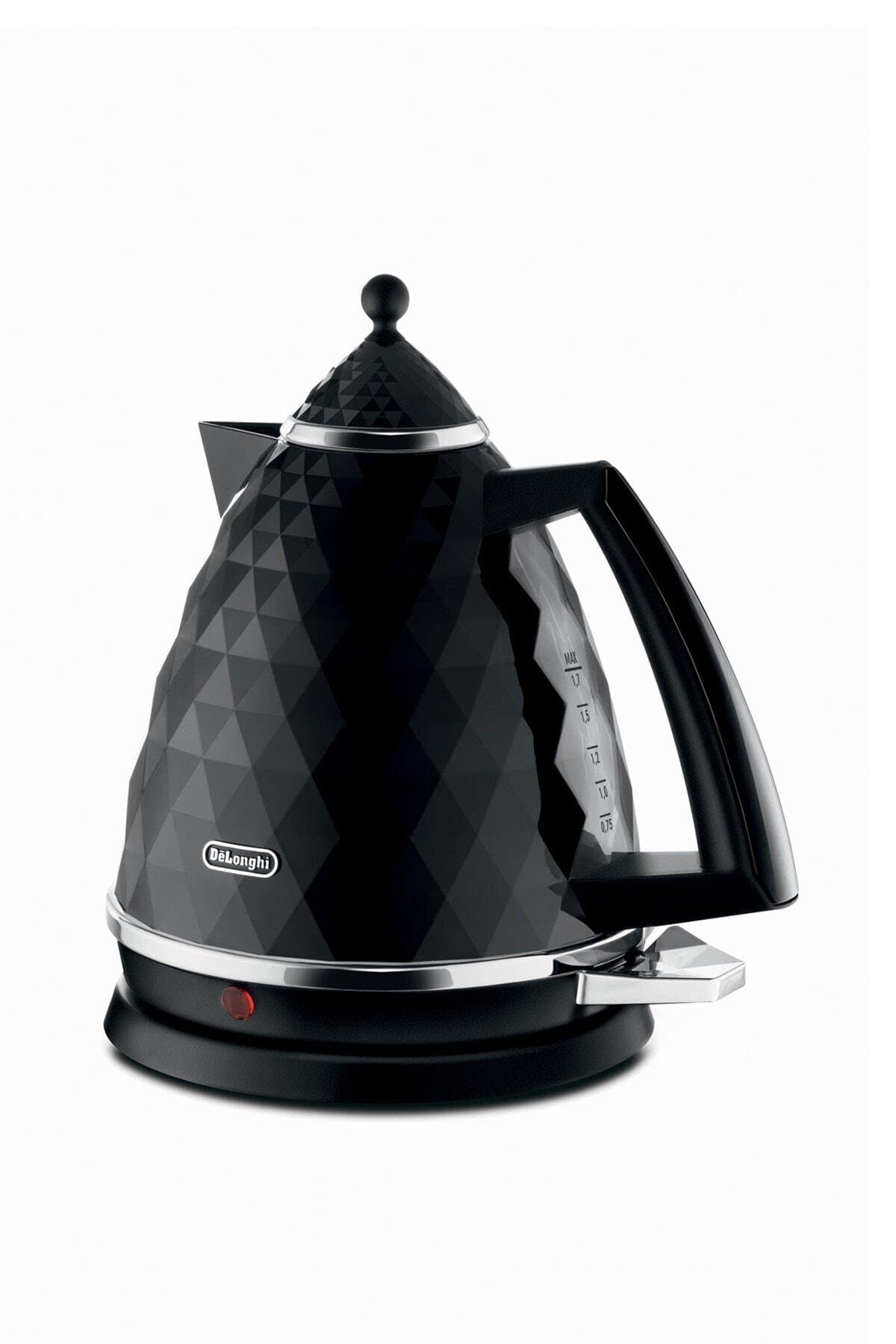 De'Longhi KBJ 2001.BK Bouilloire électrique, 2000 W, 1.7 litres, Noir 27 x 21 x 24 cm