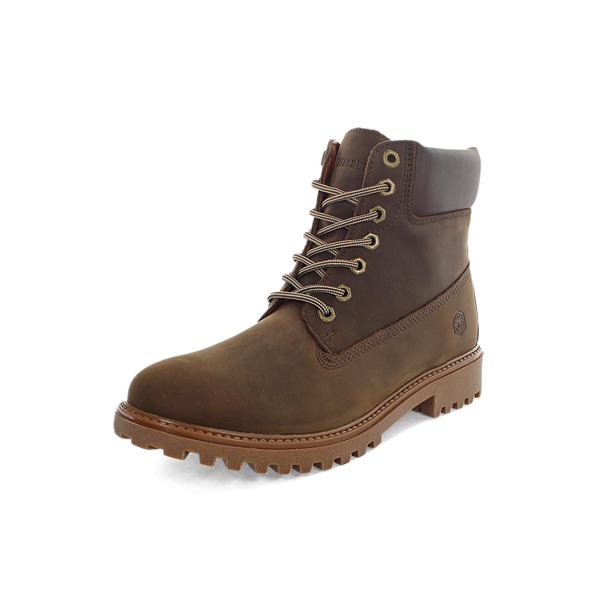 Lumberjack 102217663 stivaletto anfibio in pelle cotto marrone