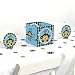 Big Dot of Happiness Blue Monkey Boy - Baby Shower or Birthday Party Centerpiece & Table Decoration Kit