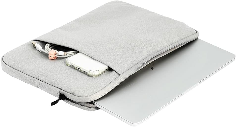 Case Compatible with MacBook Pro 14 inch 2021 Release A2442 M1 PRO/MAX with Touch ID, 3 in 1 Protective Plastic Hard Shell Cover & Laptop Sleeve Bag & Keyboard Skin - White Marble