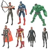 【Material de alta calidad】Superhero decoración para tartas por PVC de alta calidad, colores brillantes, no tóxico, seguro y no comestible, adecuado para niños. lavable y reutilizable.