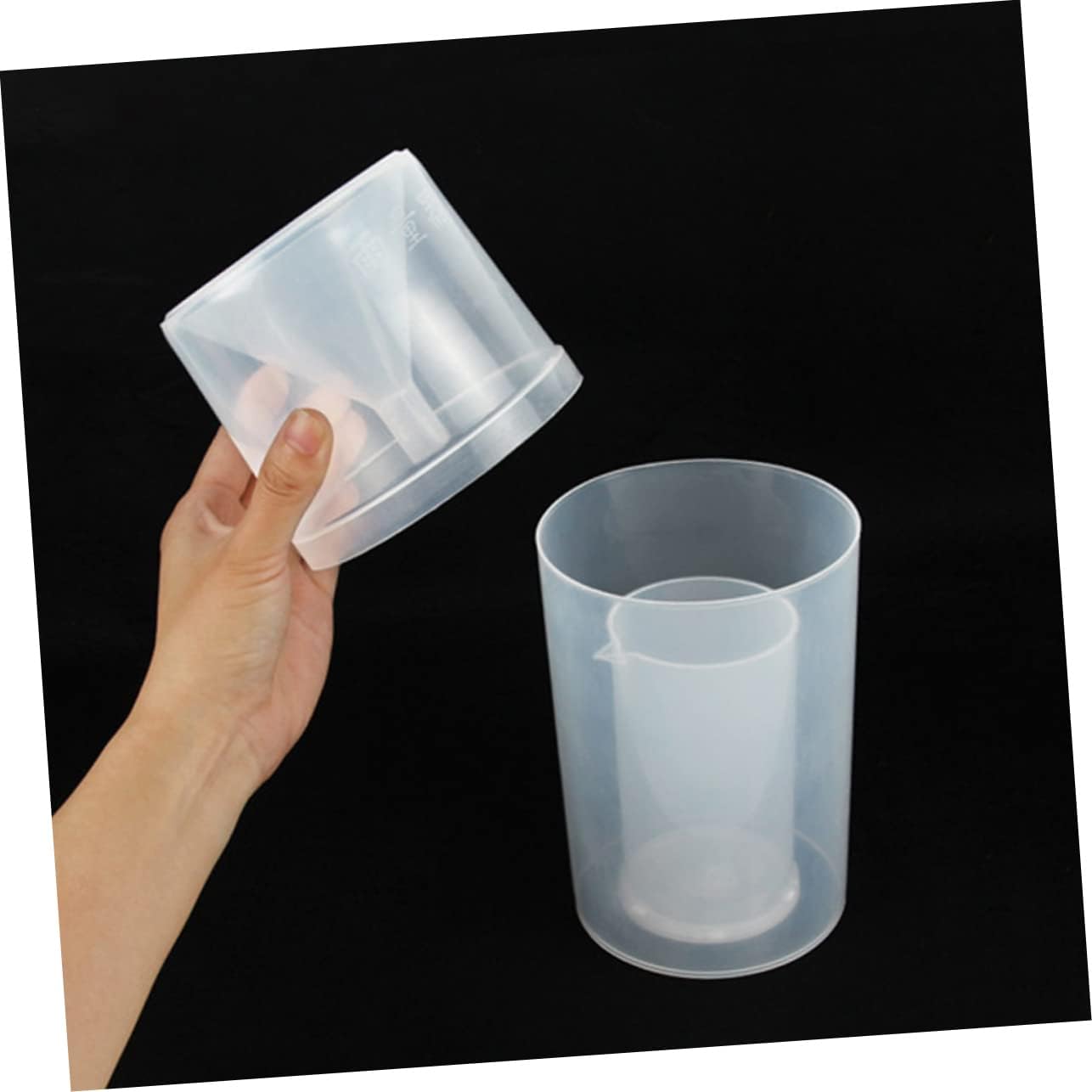 GANAZONO 4sets Rain Gauge Measurement Accurate Rainfall Gauge for Gardens Lawns and Backyards Numbers for Science Teaching and Outdoor Use