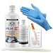 Produktbild Home Profis® HPLH-100 glasklares 2K Epoxidharz (150g) inkl. 1m² GFK Glasfasermatte (110g/m²) & Werkzeug | Formbau, Reparatur und Ausbesserung, Bootsbau, Fahrzeugbau