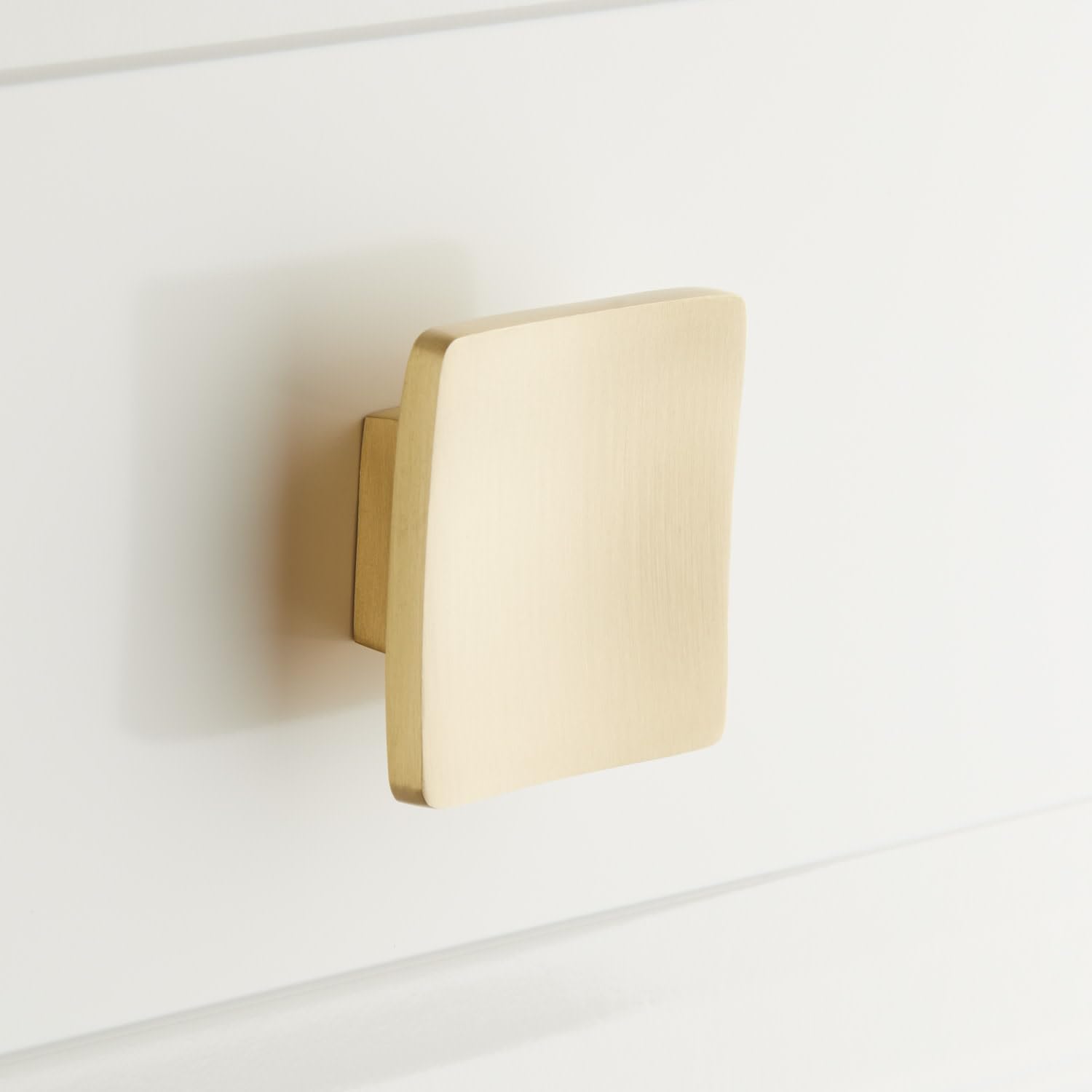 Signature Hardware 453266 1-3/4 Amun Solid Brass Square Cabinet Knob