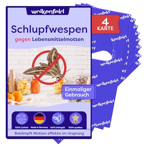 Schlupfwespen gegen Lebensmittelmotten – 4...
