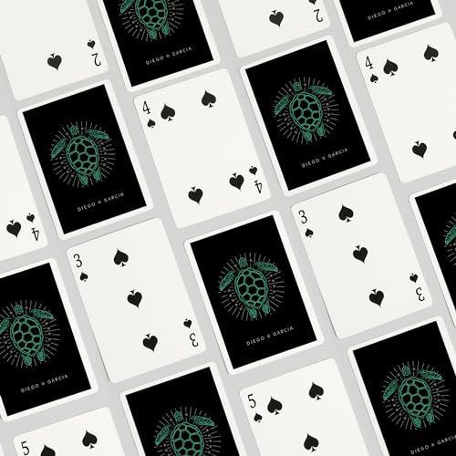 Lantern Press Baraja Poker 52 Cartas Neon Turtle miniatura 4