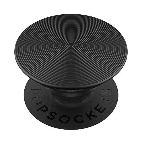 PopGrip Twist Black Aluminum/POPSOCKETS（ポップソケッツ） スマホリング/スマホスタンド/スマホグリップ/スマホアクセサリー/iPhone/Android