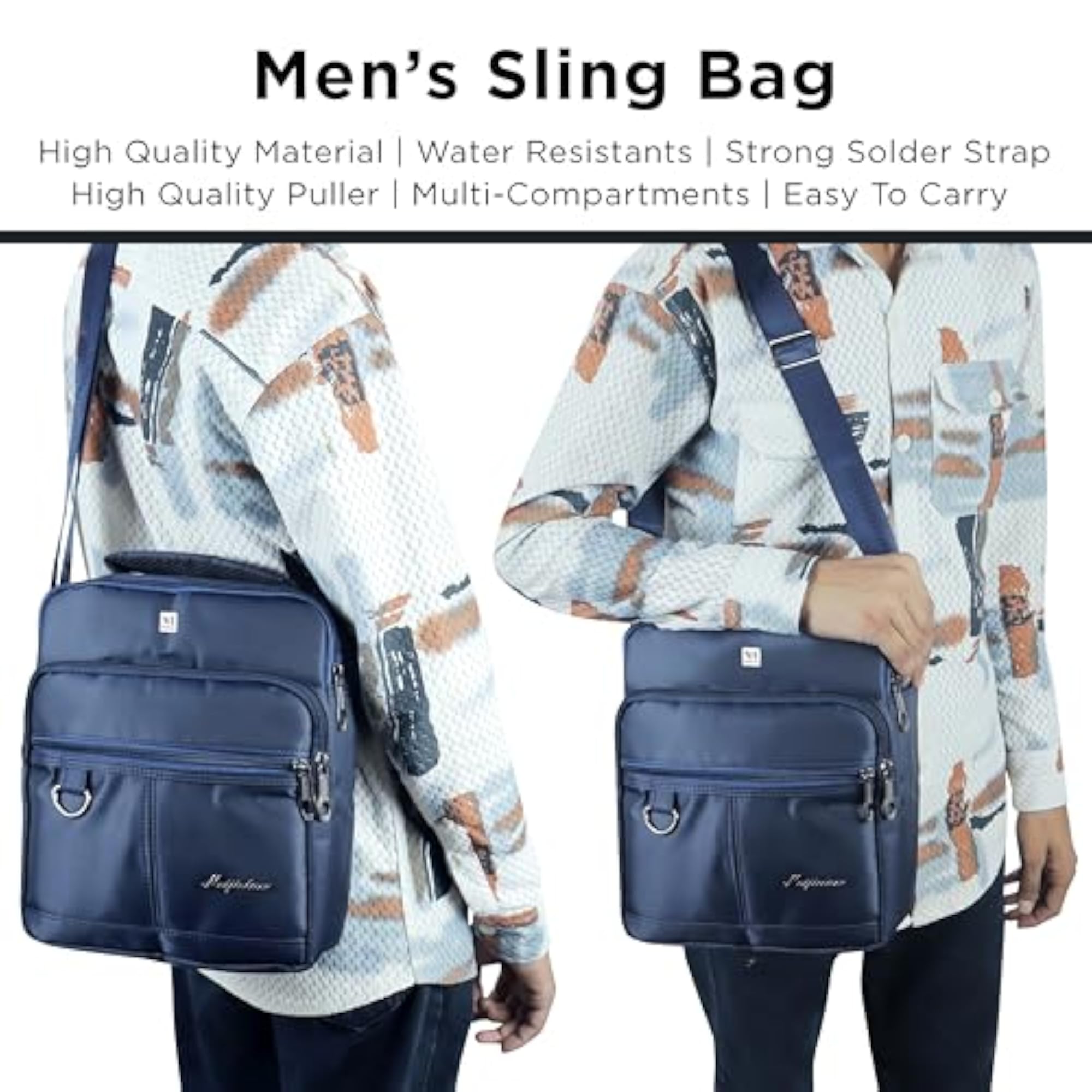 Unisex Sling Bag Cross Body Bag for Travelling, Business