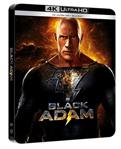 Black Adam [4K Ultra HD + Blu-Ray-Édition boîtier SteelBook]