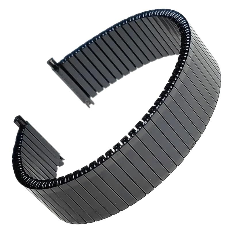 CBTBZGFGKL Stainless Steel Elastic Strap 16/17/18/19/20/21/22mm Universal Stretch Expansion Metal Watch Band Men Women Wristband Accessories