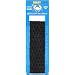 East Coast Dyes (1-Pack) Lacrosse Mesh 15mm Semi-Soft Wax Field Mesh Solid Color Black 15m-Blk-1P