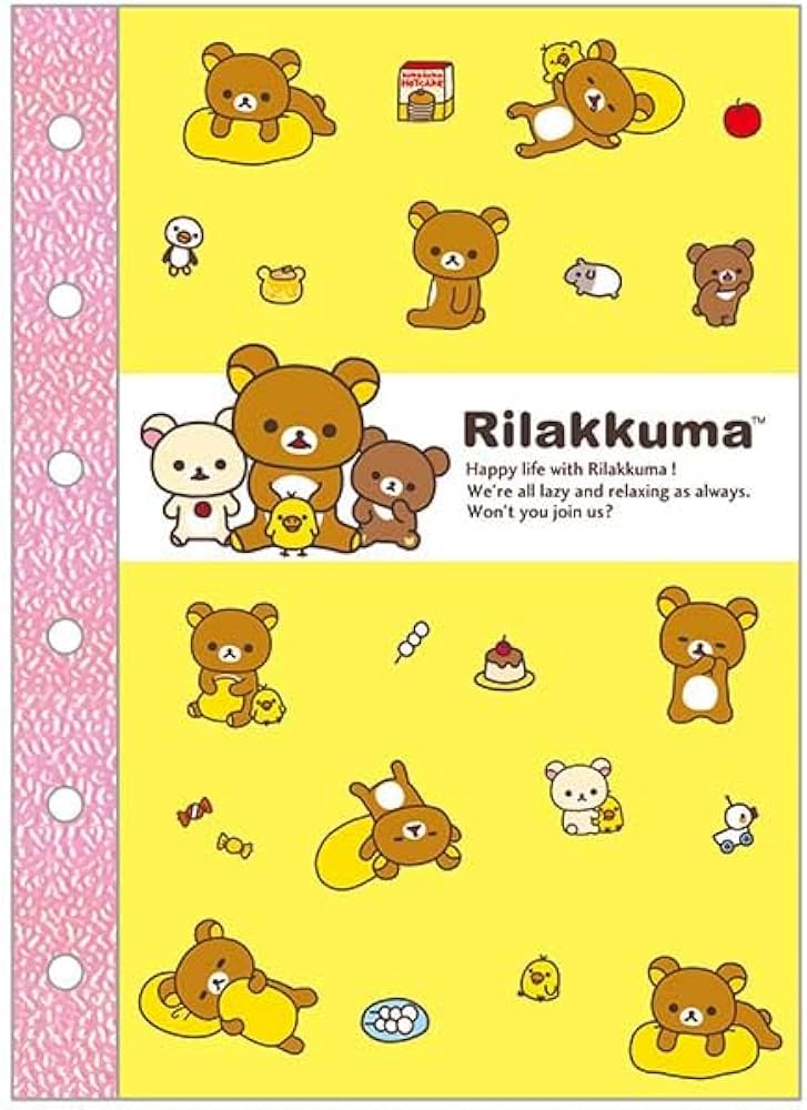 Amazon.co.jp: サンエックス 6穴シールノート (リラックマ) : おもちゃ