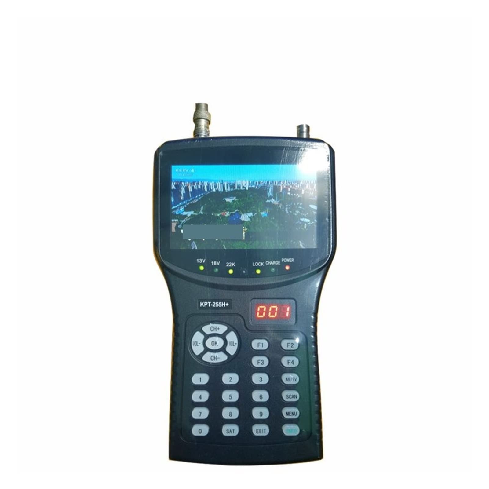 KPT-255H Plus AHD TVI CVI DVB-S2 Medidor De Buscador Satélite CCTV Digital