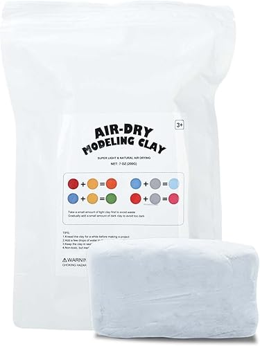 VANJETO - Arcilla mágica moldeadora para niños, secado al aire, arcilla súper suave para bricolaje, arcilla de modelado ultra ligera y seca al aire disponible en Yaxa Colombia