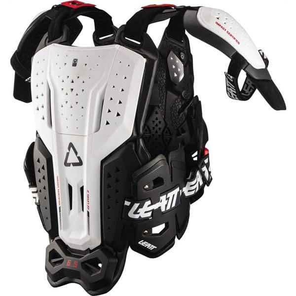 Leatt 6.5 Pro Chest Protector, Black/White