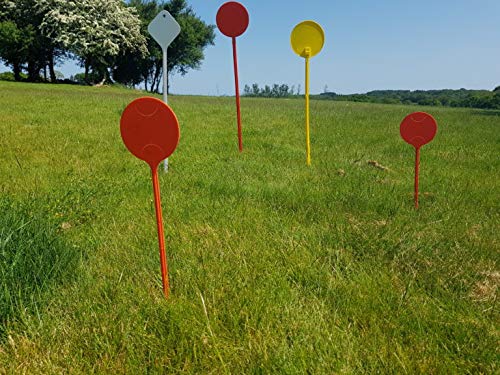 Jalon 75 cm lot de 100 piquets de signalisation et accessoires de parcours