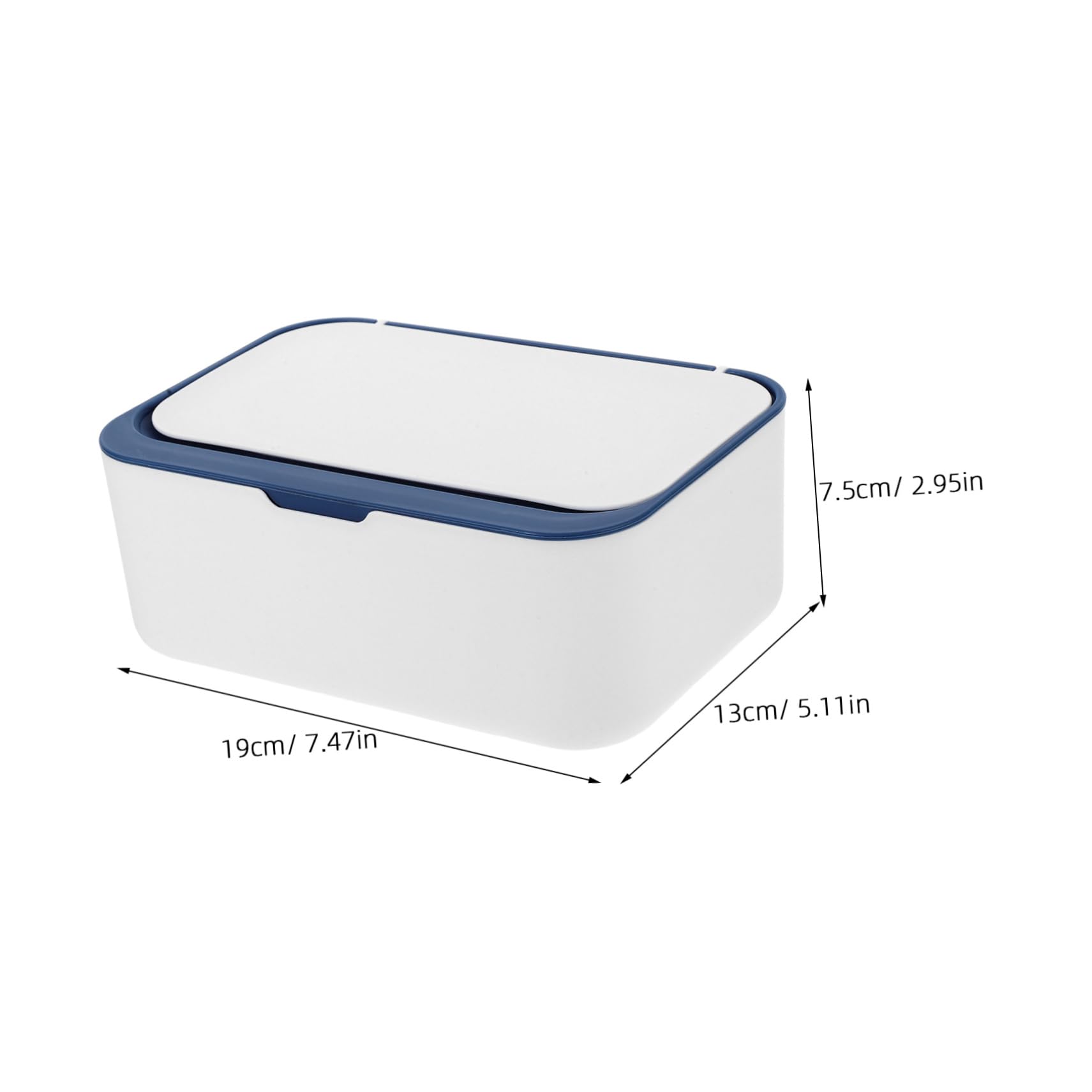 Ciieeo Purpose Storage Box Wipes Dispenser Travel Wipes Holder Lid Plastic for Living Room Bedroom